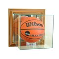 Perfect Cases Perfect Cases WMBK-W Wall Mounted Basketball Display Case; Walnut WMBK-W